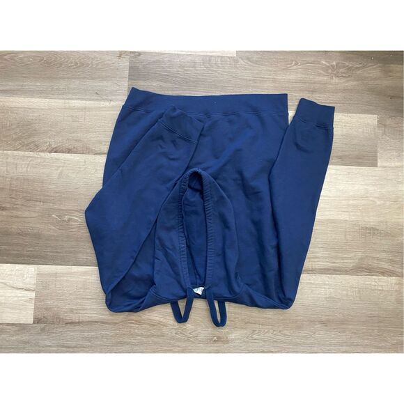 Just Here for the Tea Navy Blue Sweatshirt Hoodie, Size Large - Picture 5 of 5